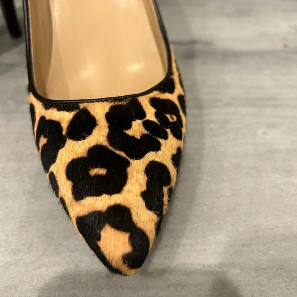 Michael Kors Black and Tan Leopard Heels - Picture 9 of 10